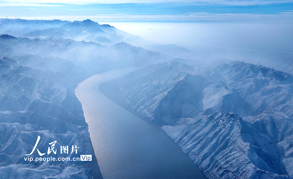 宁夏吴忠:雪落黄河景如画【3】
