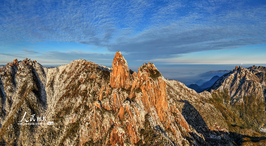 安徽池州：九华山雪景如画【2】