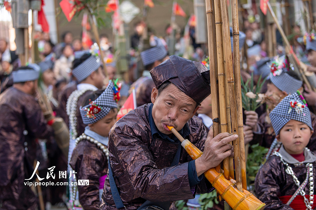贵州从江：苗族芦笙节 笙歌庆丰年【2】