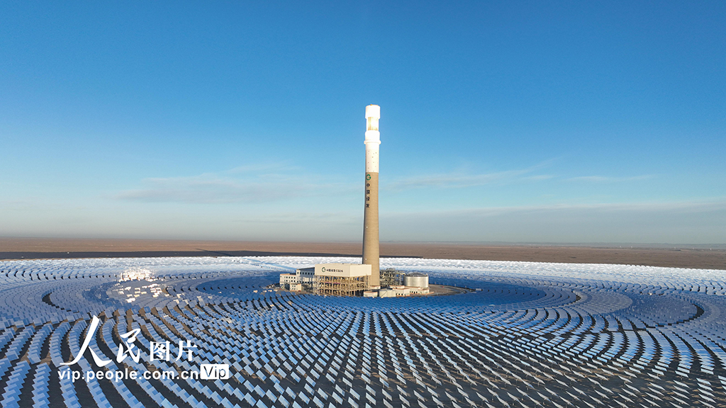 甘肃金塔：光热发电让“沙戈荒”变身绿电宝库【2】
