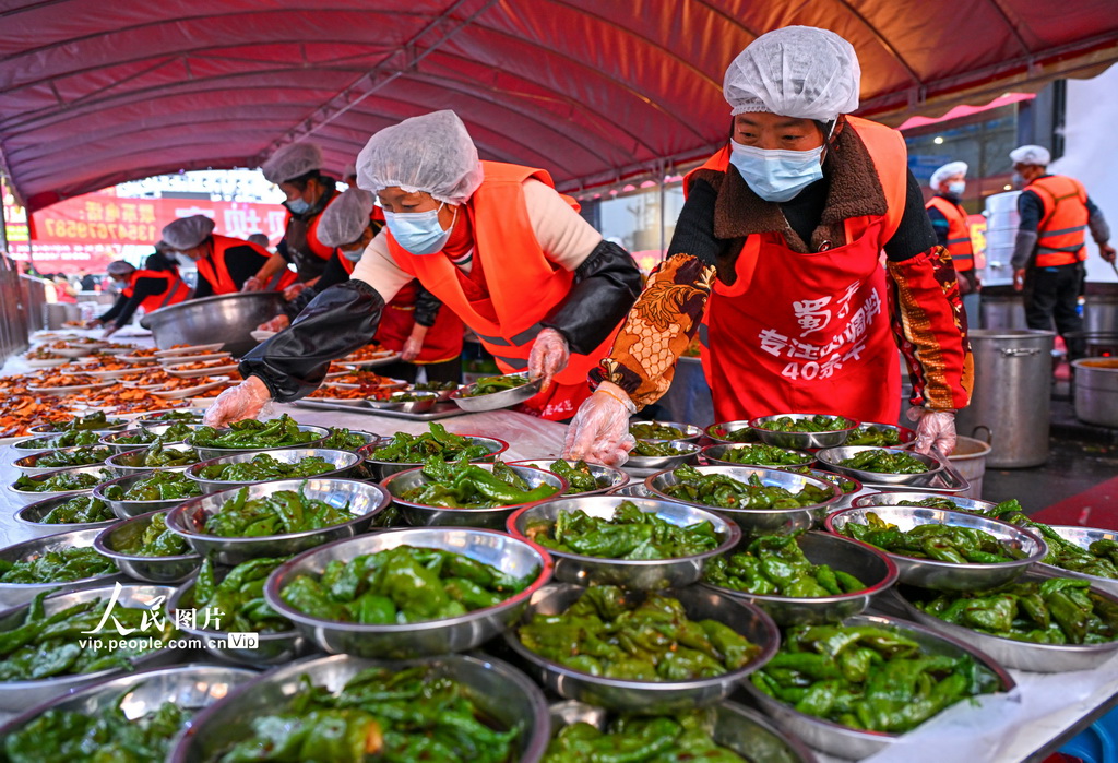 四川仁寿：千人坝坝宴 袅袅烟火气【5】