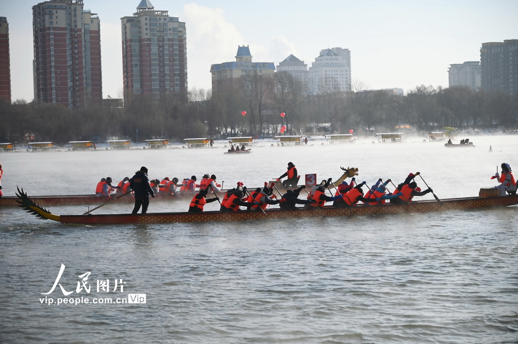 2026吉林市国际冬季龙舟邀请赛激情开赛【6】