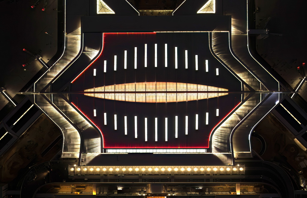 厦门翔安国际机场航站楼(1月20日摄,无人机照片)。