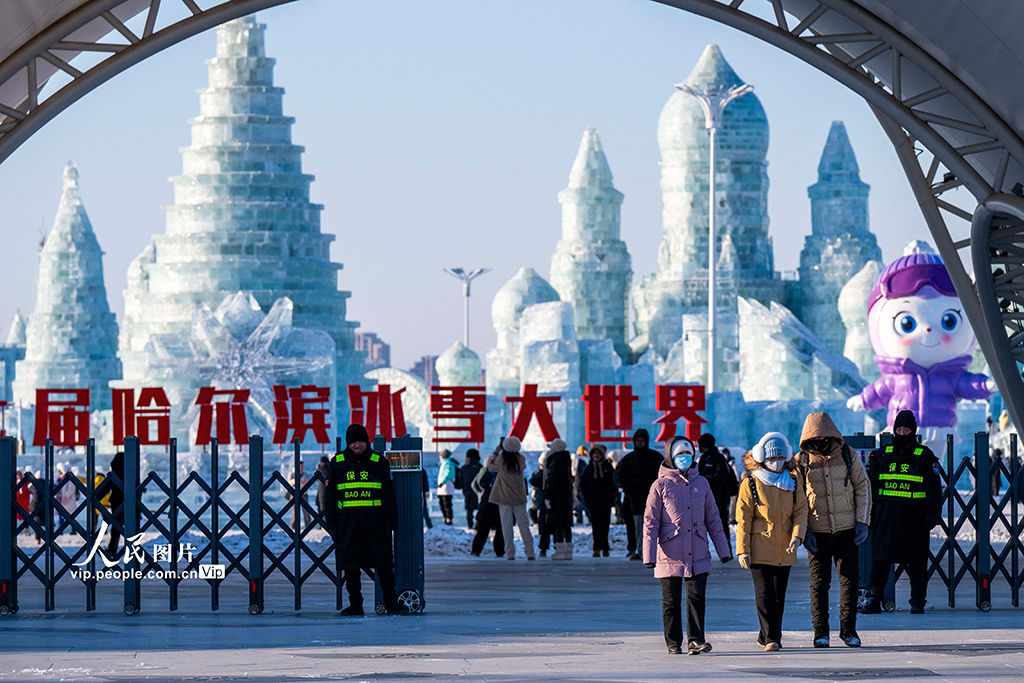 黑龙江哈尔滨：冰雪大世界人气旺【6】
