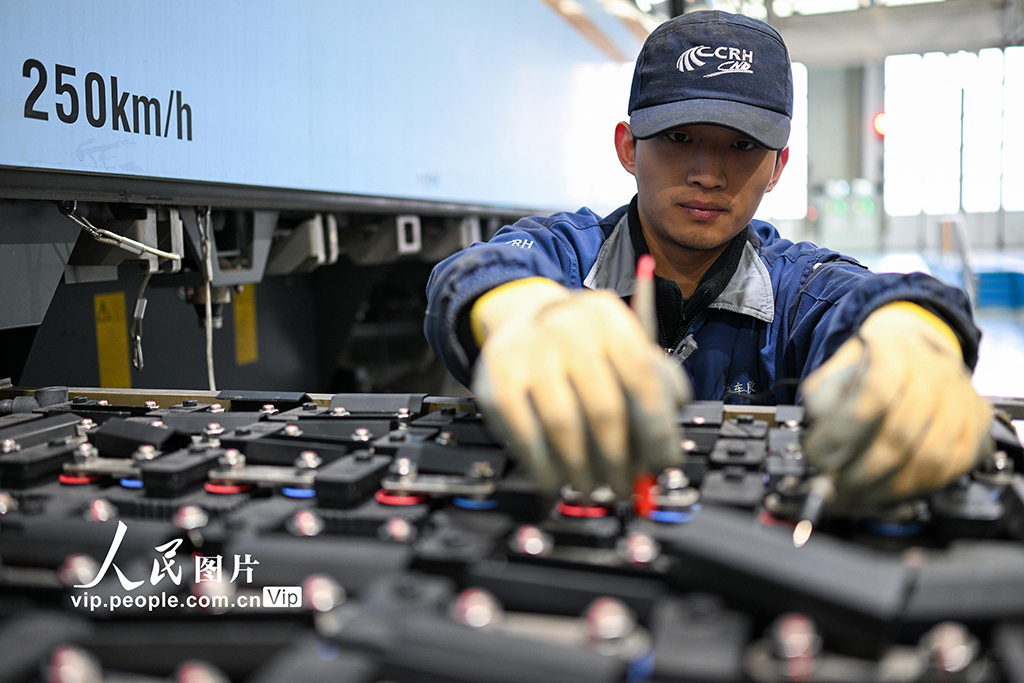 江苏南京：动车“体检”迎春运【9】