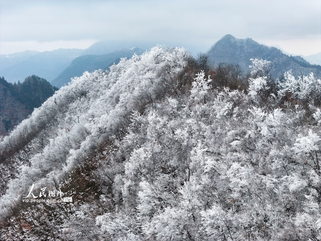 安徽岳西：大别山雪凇美如画【2】