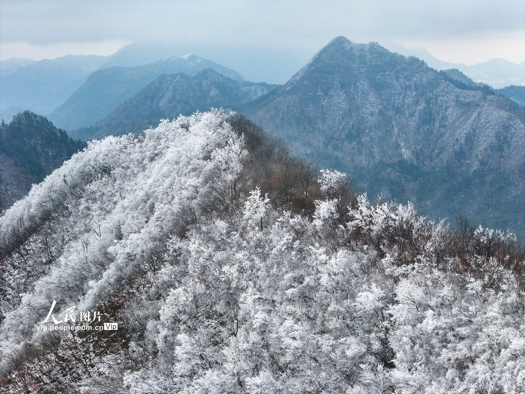 安徽岳西：大别山雪凇美如画【3】