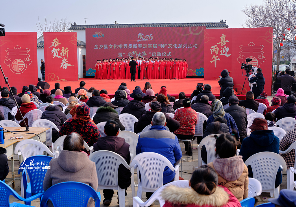山东金乡:“文化指导员”新春走基层【2】