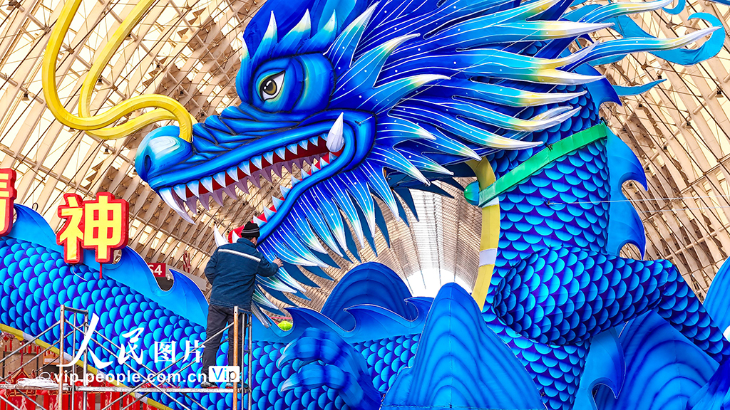 山东青岛：制花灯 迎新春【4】