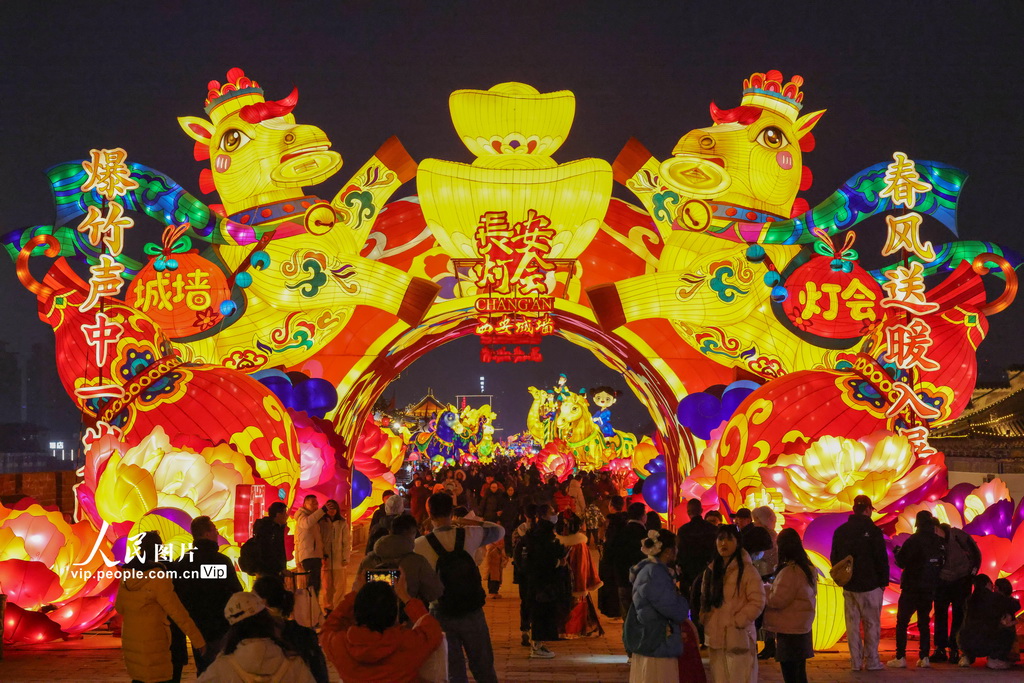 陕西西安：璀璨花灯迎客来【2】