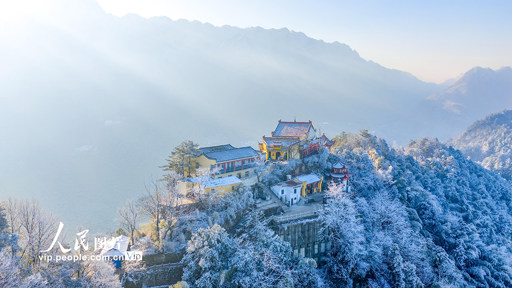 安徽池州:九华山雪景如画【6】