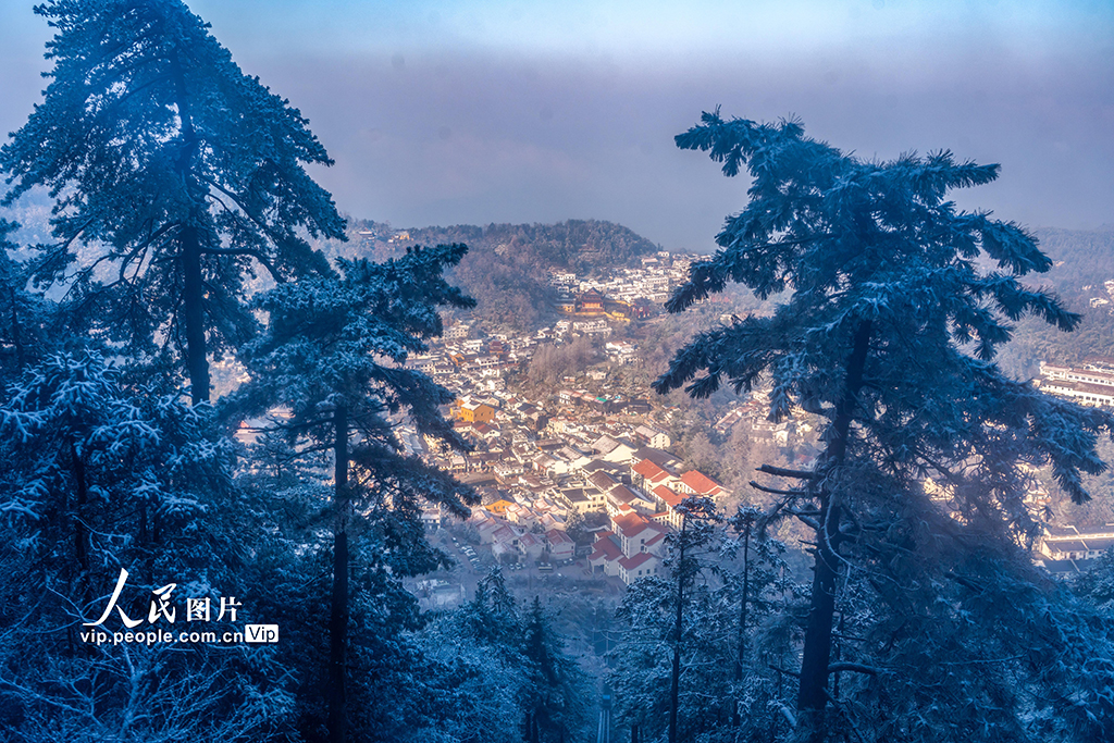 安徽池州:九华山雪景如画【8】