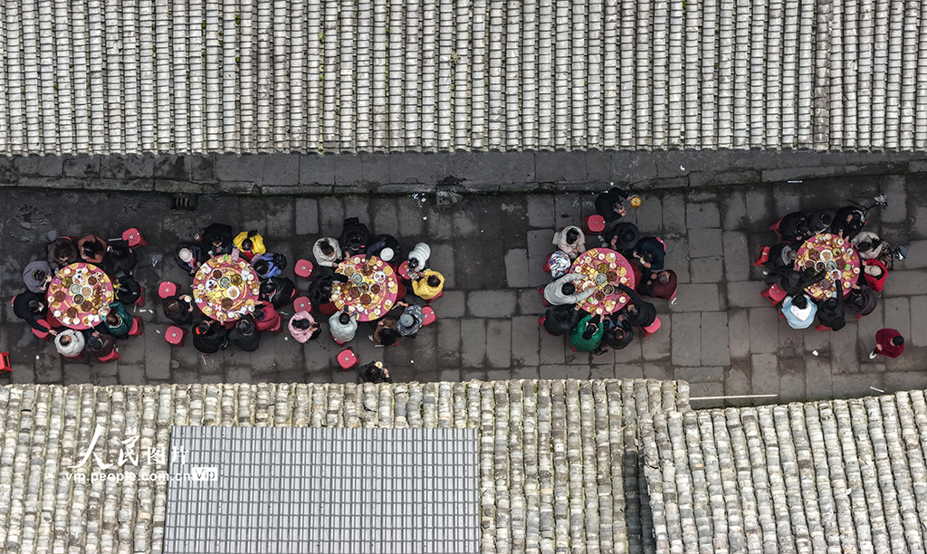 四川蓬安：千年古镇“团年宴”迎新春【5】