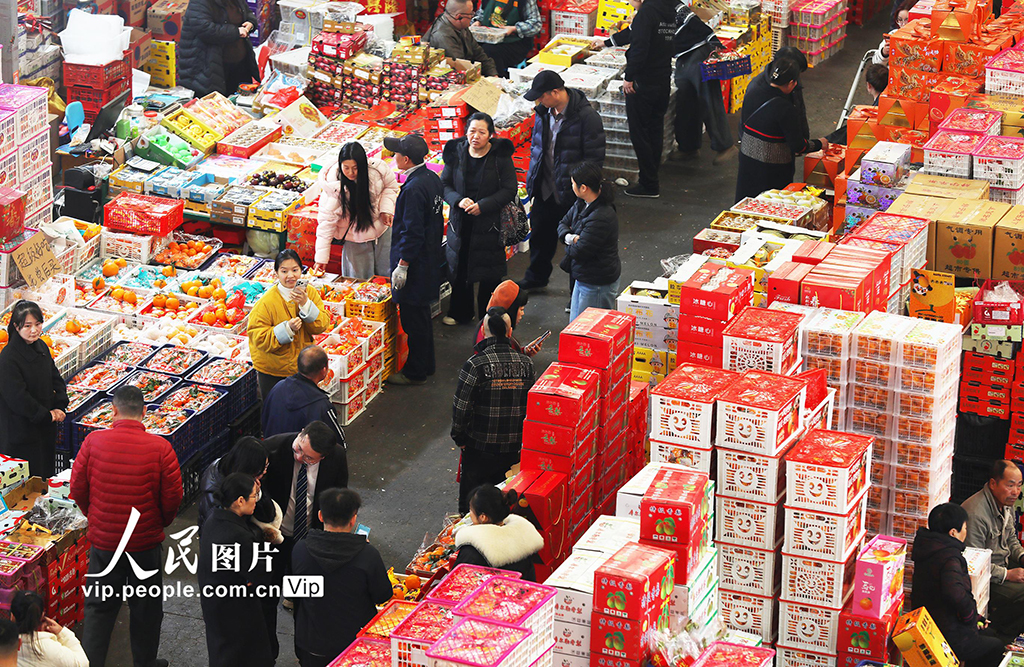 浙江义乌：节前果品市场物丰价稳购销两旺【5】