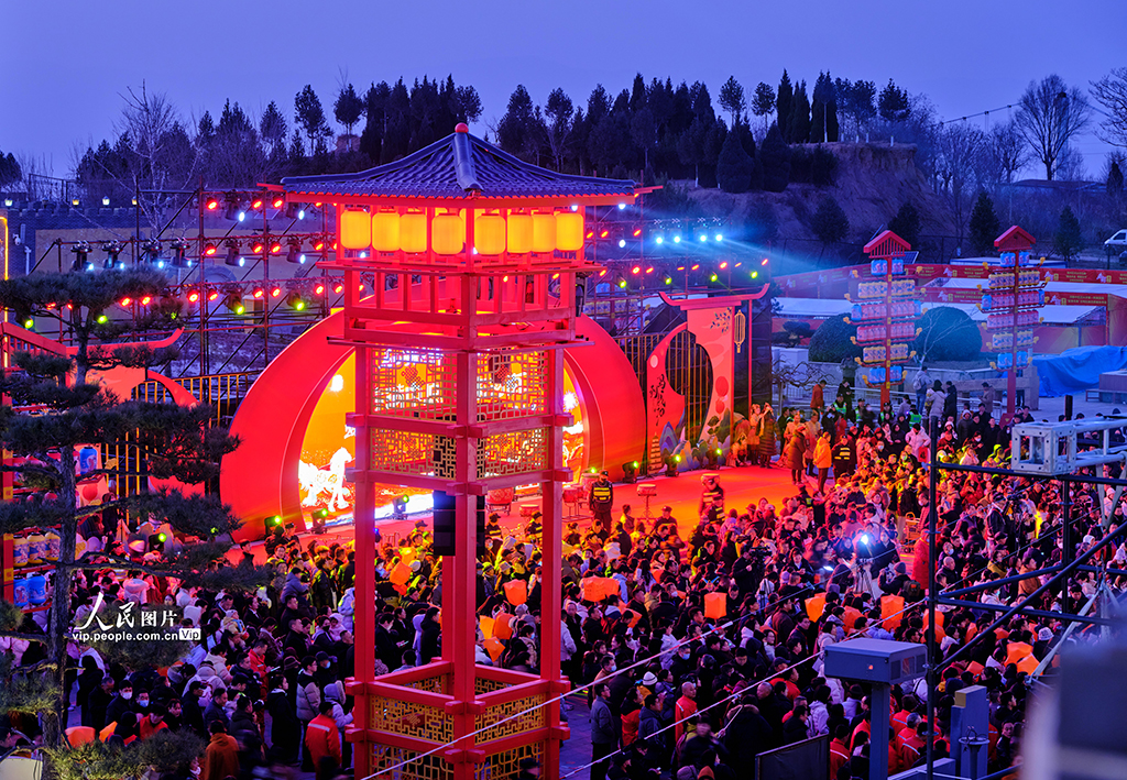 河南三门峡：第九届陕州灯会启幕【2】