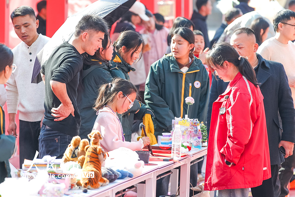 江苏宿迁：跳蚤市场进大集 亲子摆摊增年味【4】