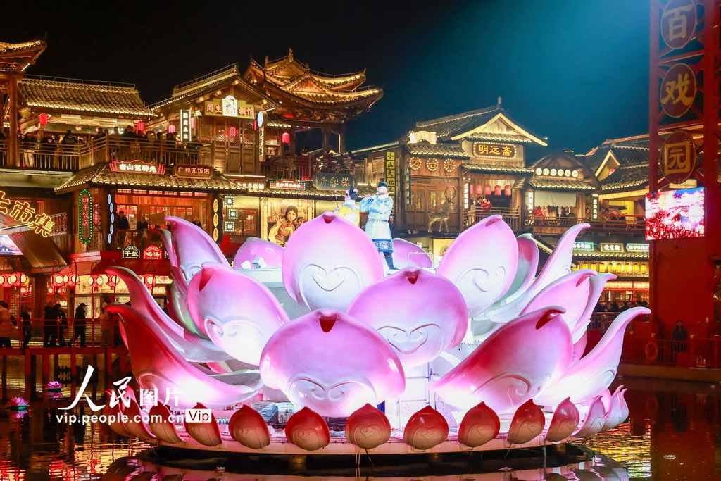 河北唐山：灯火璀璨耀老街 民俗欢腾迎八方客【6】