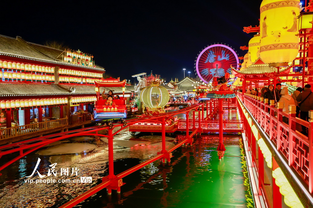 河北唐山：灯火璀璨耀老街 民俗欢腾迎八方客【7】
