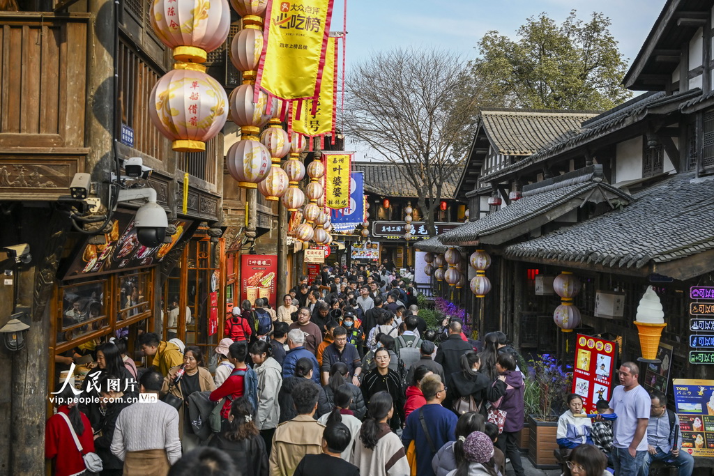 四川成都：年味浓 人如潮【4】