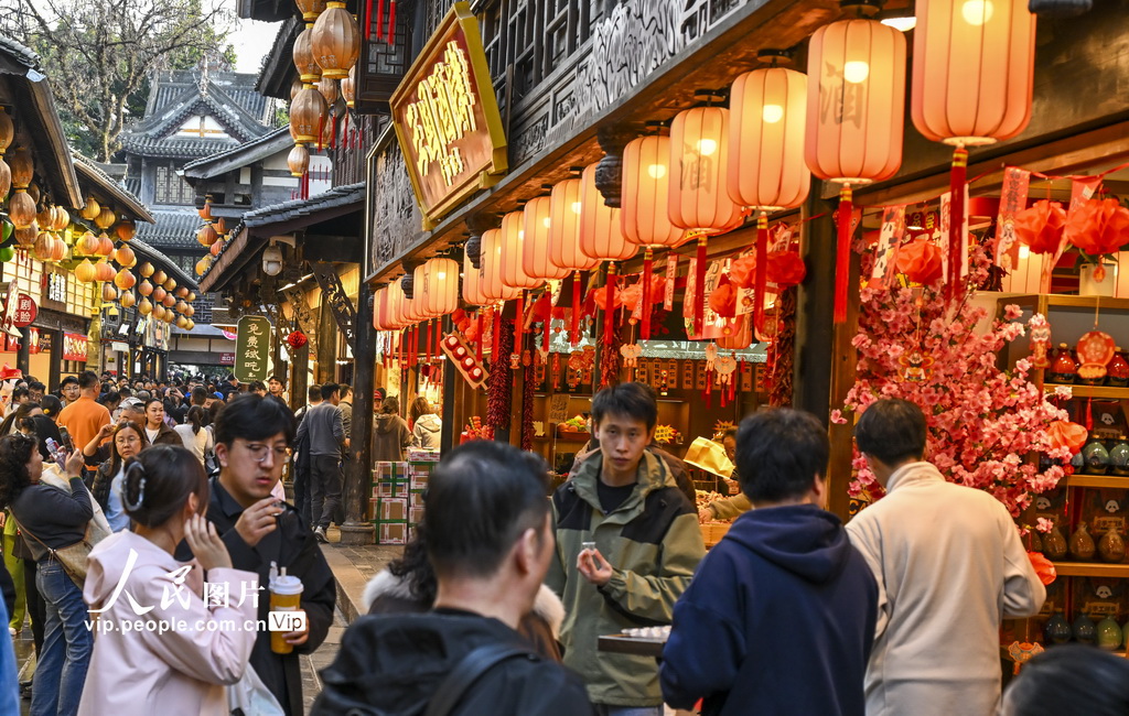 四川成都：年味浓 人如潮【6】