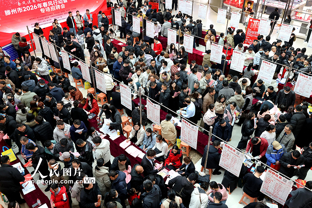 山东滕州：新春招聘忙【2】