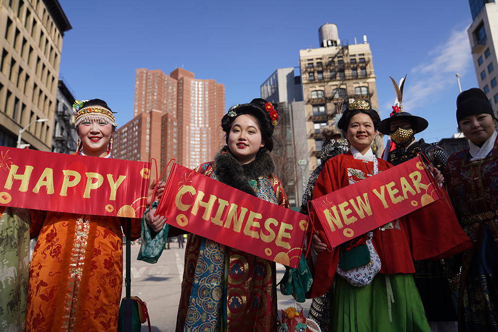 纽约举行巡游活动庆祝农历新年【2】