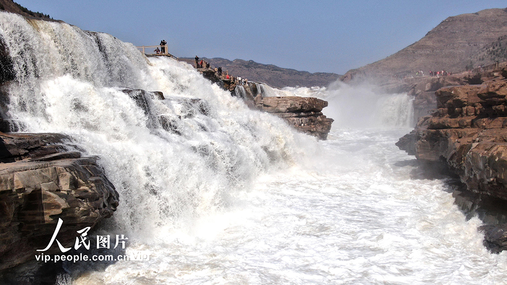 山西吉县:黄河壶口瀑布气势磅礴【2】