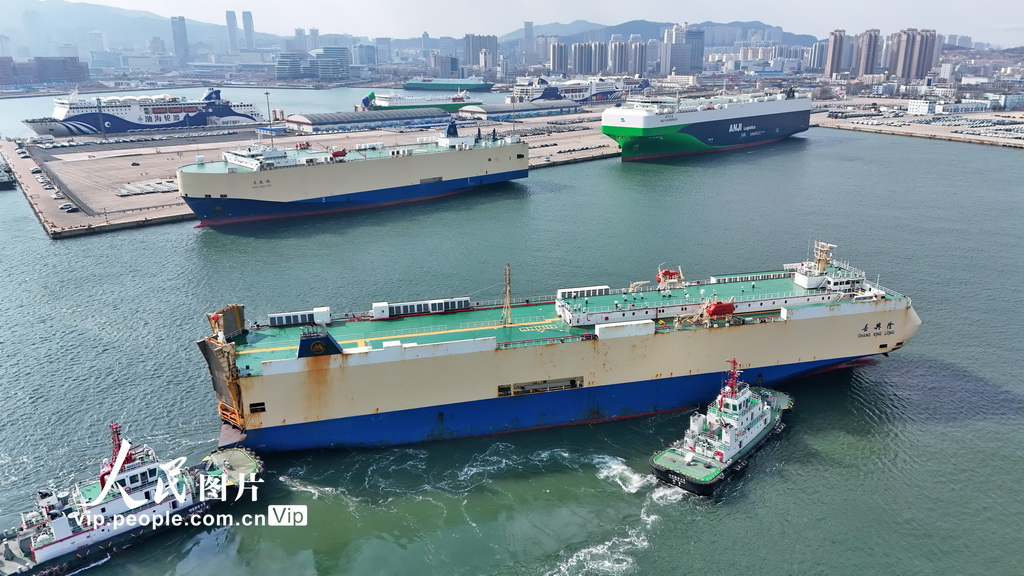 山东烟台：港口赋能 国产汽车顺畅“出海”【3】