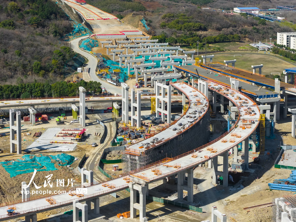 浙江宁波:杭甬复线宁波三期戚家山互通加速推进【5】