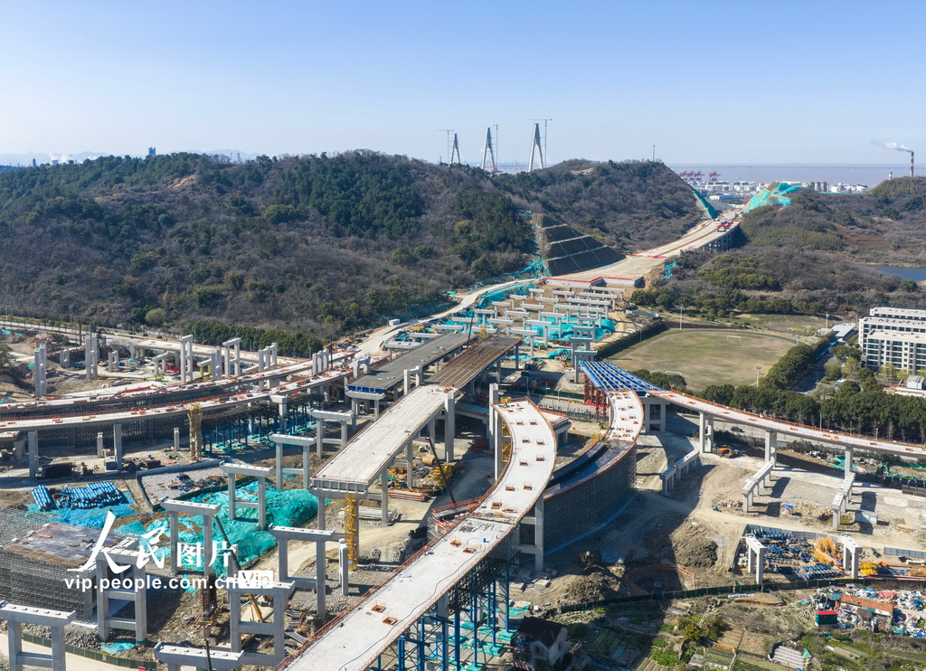 浙江宁波:杭甬复线宁波三期戚家山互通加速推进【7】