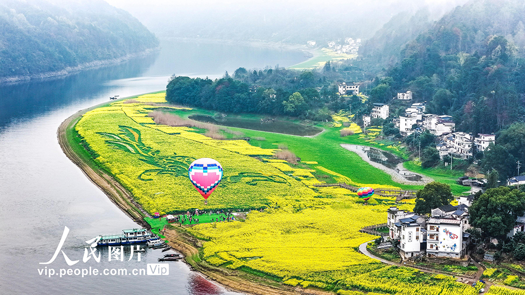 安徽歙县：新安江画廊春光美【2】