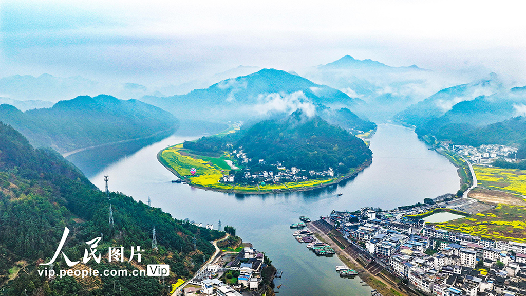 安徽歙县：新安江画廊春光美【4】