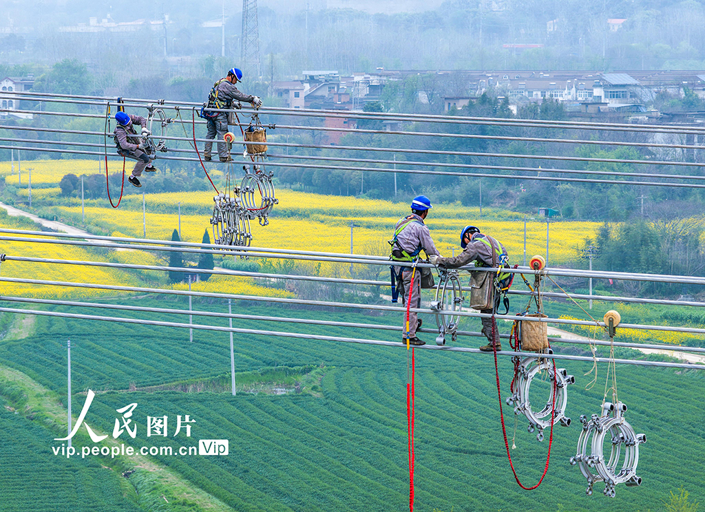 安徽芜湖：“甘电入浙”特高压直流输电工程建设忙【3】