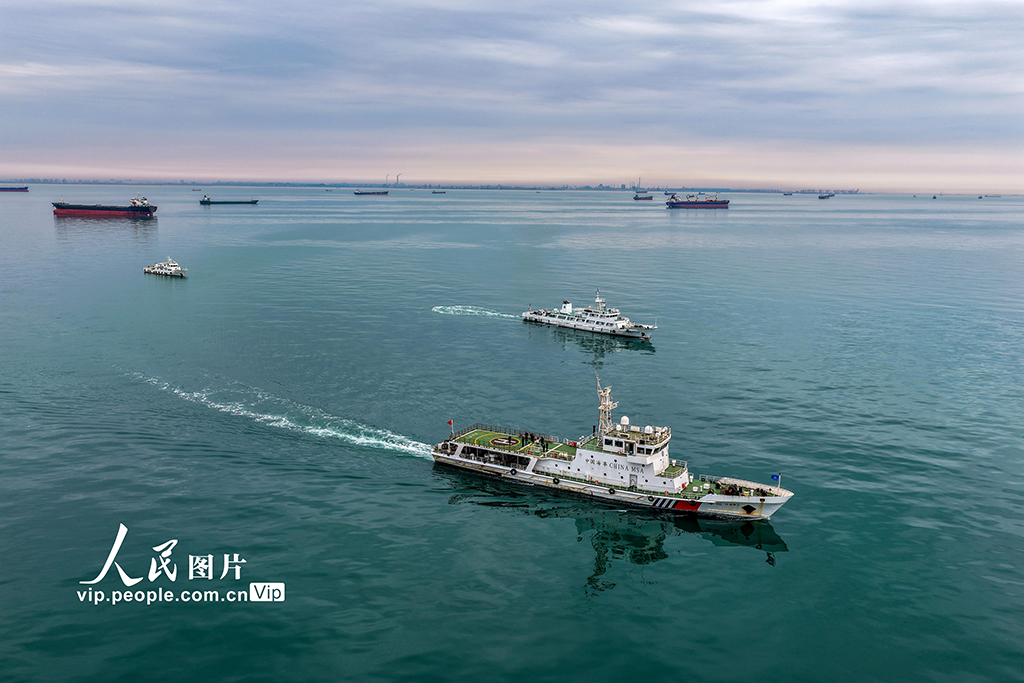 津冀鲁三地联动 渤西海域海空联合巡航护海上通航安全【2】