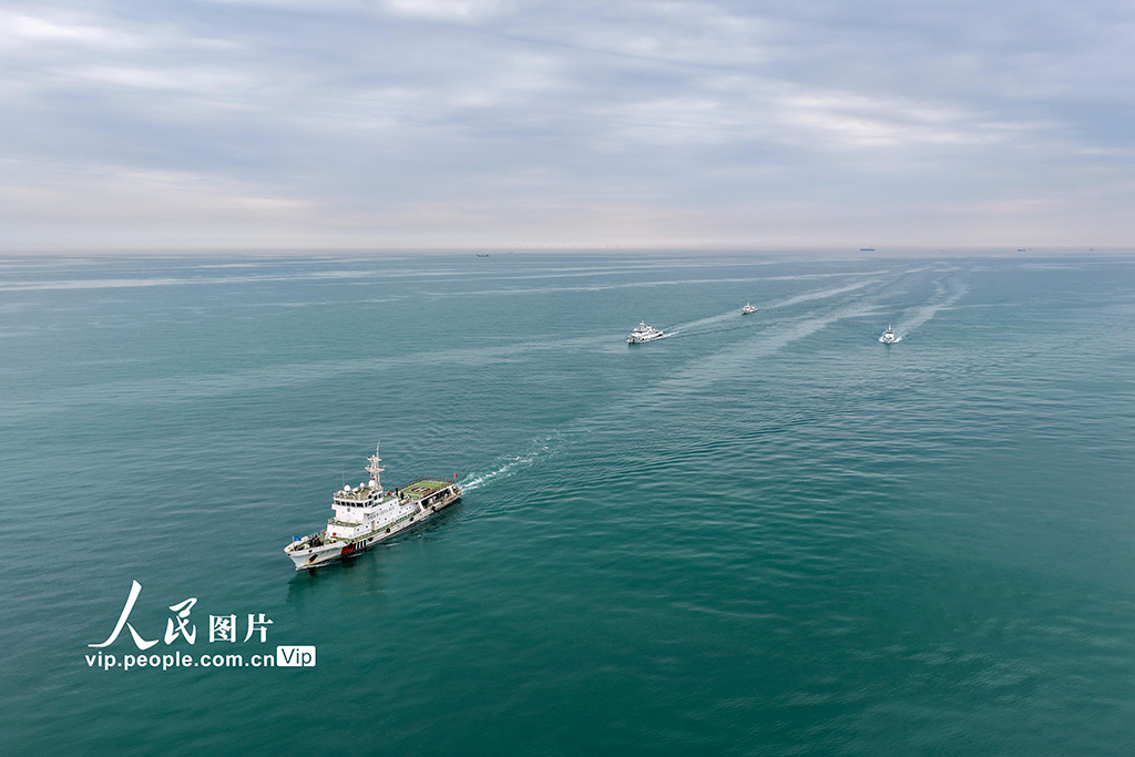 津冀鲁三地联动 渤西海域海空联合巡航护海上通航安全【3】