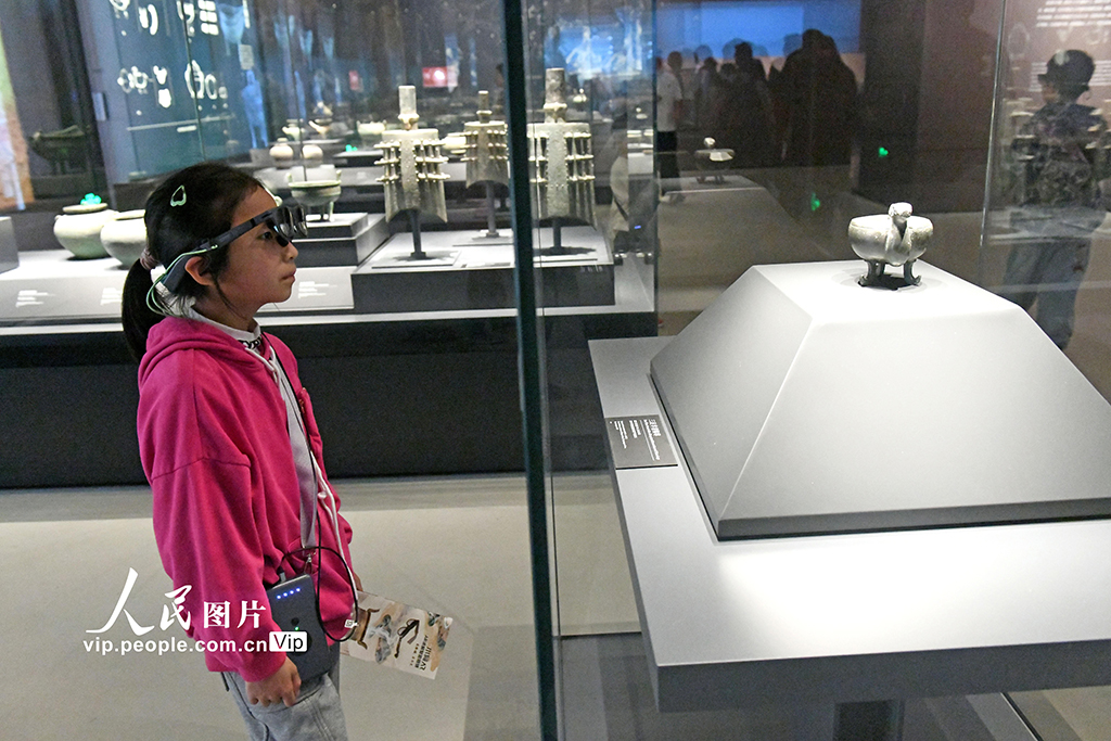 安徽淮南：春假开启 乐游博物馆【2】