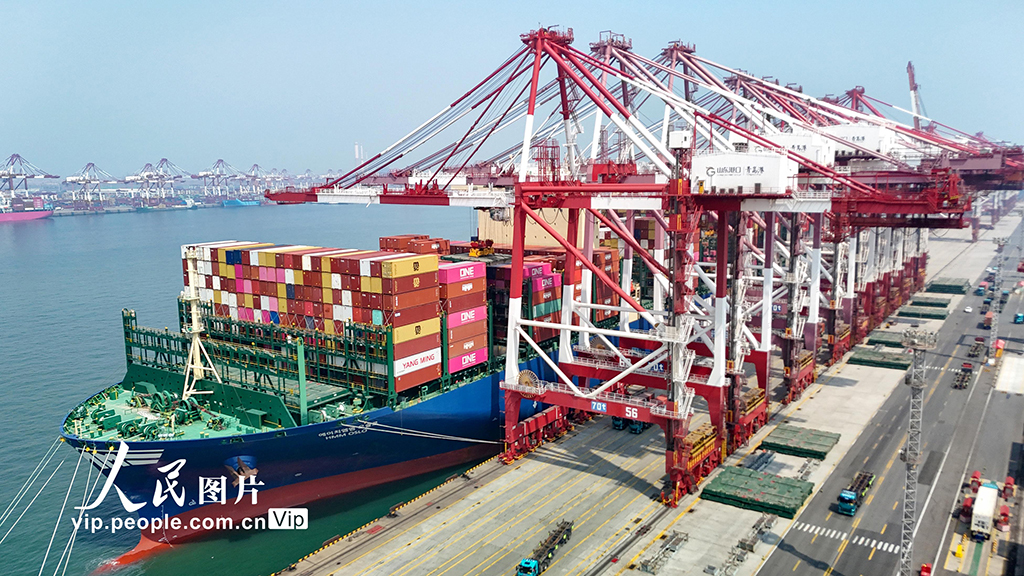 山东港口青岛港一季度新增7条集装箱航线【7】