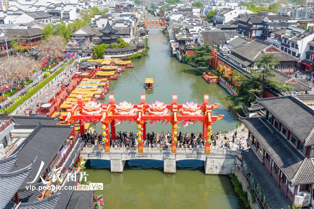 江苏南京：夫子庙景区人气旺【5】