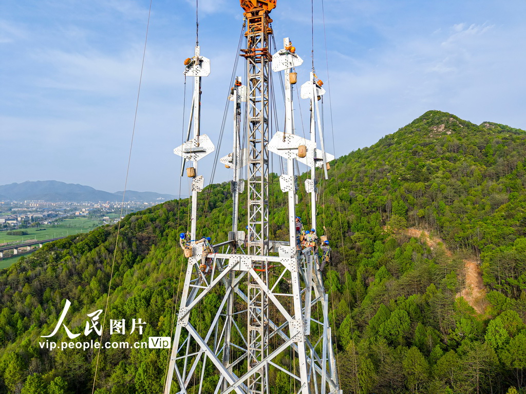 安徽芜湖：“西电东送”输电工程加紧建设【5】