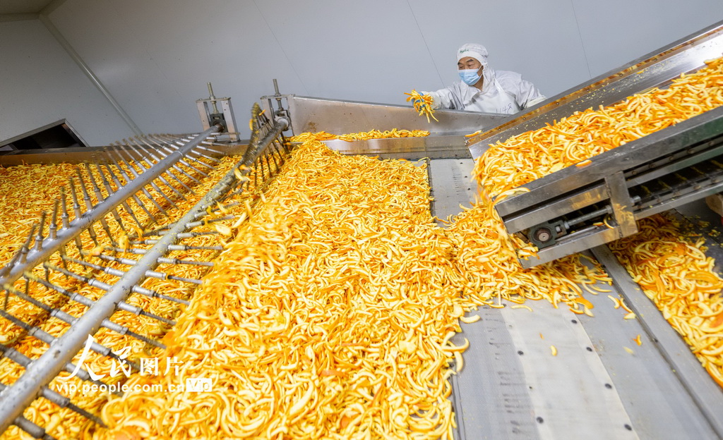 湖北秭归：橙皮深加工 助果农增收【7】