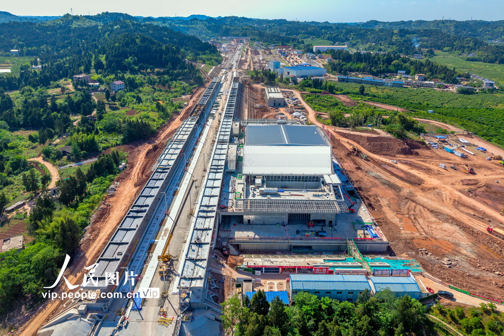 四川安岳:加速推进高铁站建设【3】