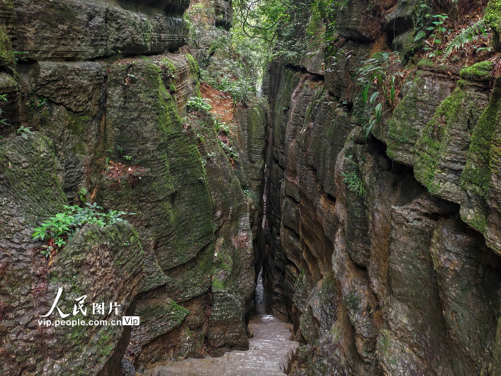 2026年5月26日拍摄的重庆龙鳞石海景区风景。